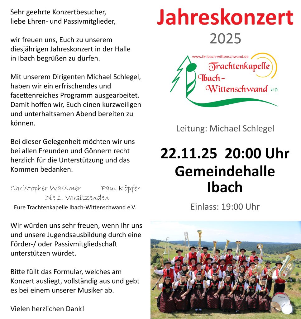 Jahreskonzert 2025